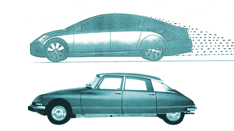 Illustration for article titled GM Built A Modern Hybrid Citroën DS That Was Years Ahead Of Its Time